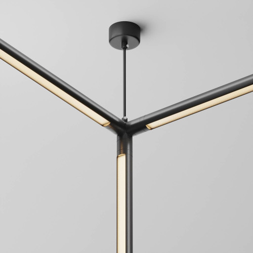 T-образный вертикальный коннектор для системы Shelf с вводом питания Maytoni Accessories for system Shelf CA016TC-P-B