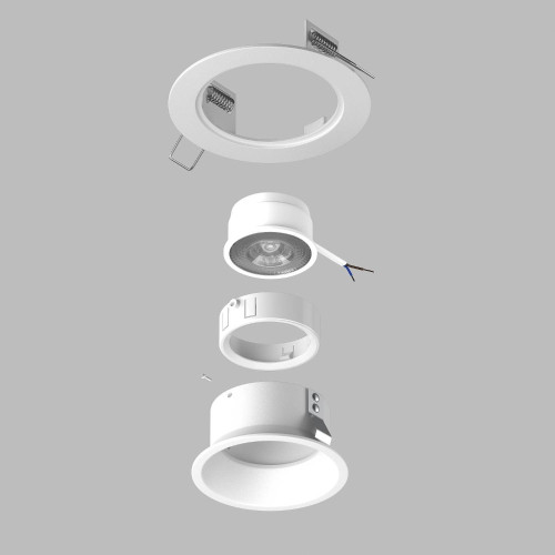 Комплект со светильником Lightstar Domino D61606WMOD