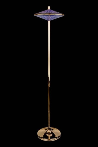 Торшер LEON Chantale LE3027/1F GD/BL