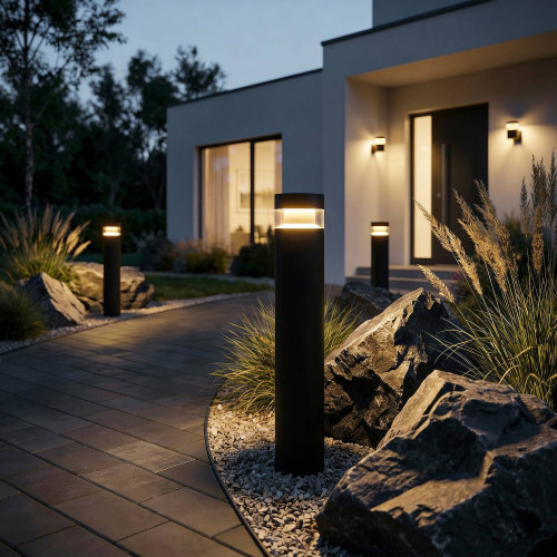 Уличный наземный светильник Elektrostandard Techno 1532 TECHNO LED 3000K чёрный