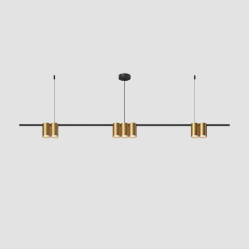 Светильник подвесной Denkirs Orbit DK4063-BK+SG