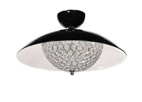 Потолочная светодиодная люстра Mezzaluna Lumina Deco LDC 1578-5 BK