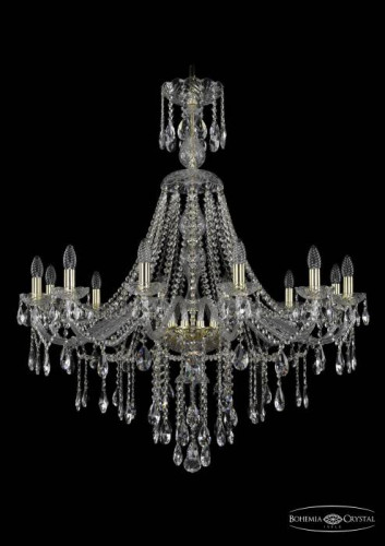 Подвесная хрустальная люстра 1415 Bohemia 1415/12/360/XL-113 G