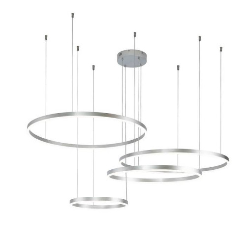 Подвесная люстра Indigo Galass 14001/4P Silver V000016L