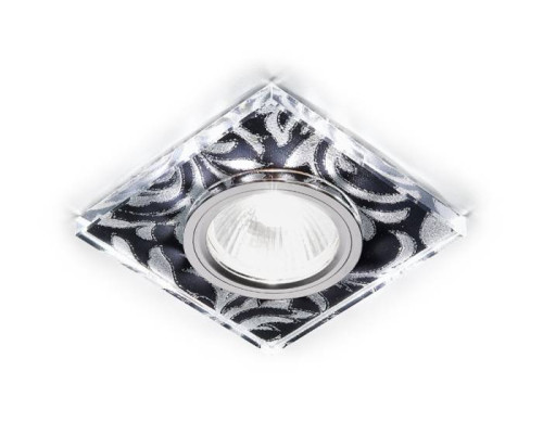 Встраиваемый светильник с узорами Led S234 BK/CH/WH Ambrella