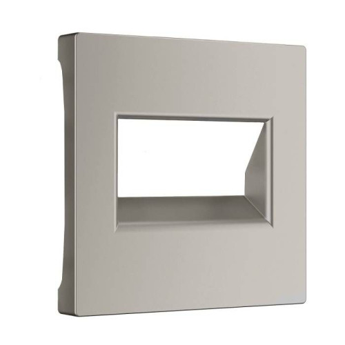 Накладка на механизм Werkel W1291104/ Накладка для двойной розетки Еthernet RJ-45 (дымчатый)