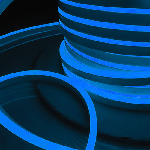 Светодиодный шнур Elektrostandard Светодиодный гибкий неон Гибкий неон LS001 220V 9.6W 120Led 2835 IP67 односторонний синий, 50 м a040594