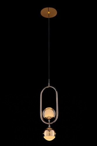 Светильник подвесной LEON Lilith LE7709/1S Black Chrome/Gold