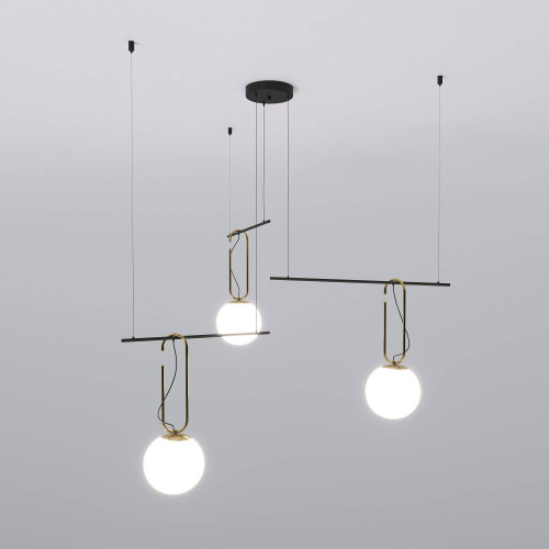 Светильник подвесной Eurosvet Riche 70143/3 черный Smart