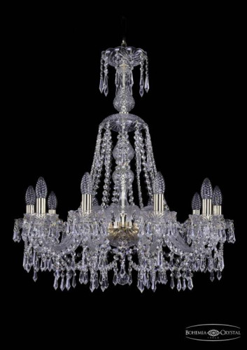 Подвесная хрустальная люстра 1403 Bohemia 1403/10/240/XL-75 G