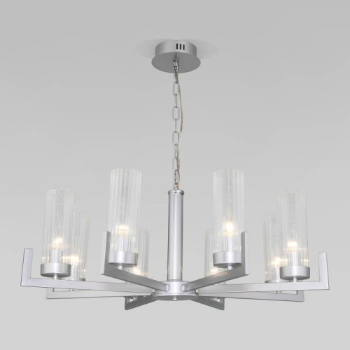 Подвесная люстра Eurosvet Arganie 60133/8 серебро