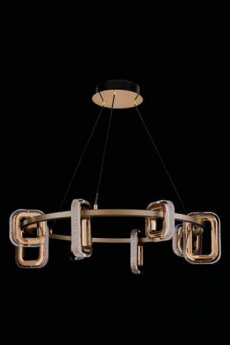 Подвесная люстра LEON Theona LE7701/8 Grey/Gold