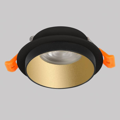 Светильник встраиваемый GU10 50W Черный/Матовое Золото IL.0029.0011-BMG