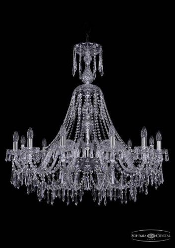 Подвесная хрустальная люстра 1403 Bohemia 1403/12/360/XL-100 Ni