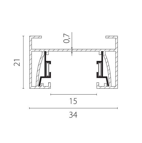 Шинопровод Lightstar Barra 502025-T