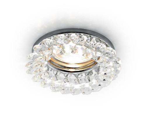 Встраиваемый светильник Ambrella Crystal K206 CL/CH