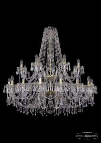 Подвесная хрустальная люстра 1403 Bohemia 1403/20+10/400/2d G