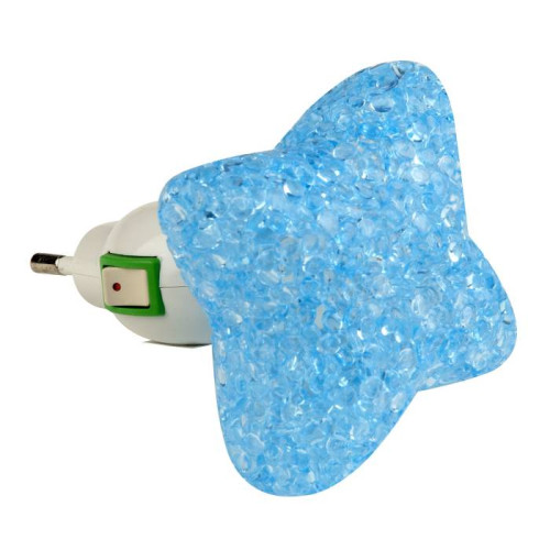 Детский ночник Uniel DTL-309-Звездочка/BLUE/1LED/0,1W