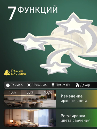 Потолочная люстра Natali Kovaltseva Star Ii LED LAMPS 85011