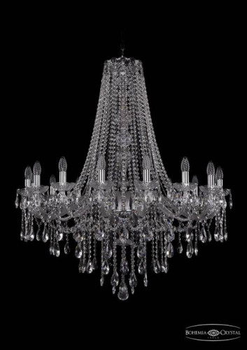 Подвесная хрустальная люстра 1415 Bohemia 1415/16/360/h-112 Ni