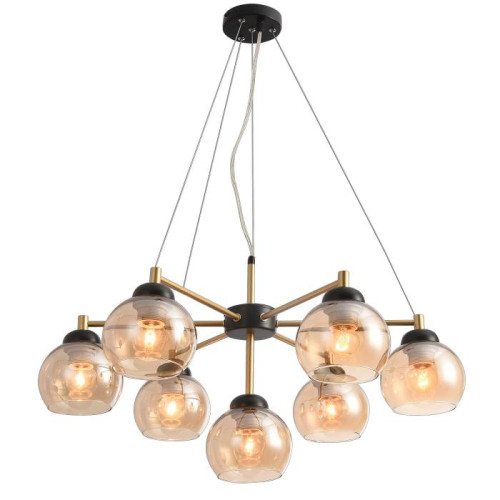 Подвесная люстра Natali Kovaltseva Stuttgart STUTTGART 91006/7C GOLD BLACK