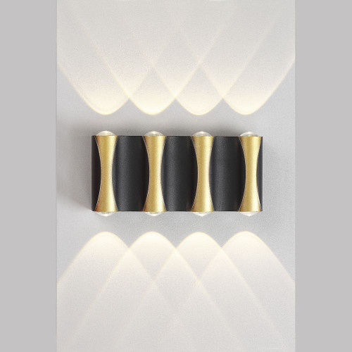 Настенный светильник Crystal Lux Clt 022 CLT 022W4 BL-GO 4000K