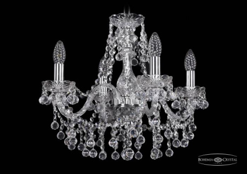 Подвесная хрустальная люстра 1409 Bohemia 1409/4/160 Ni