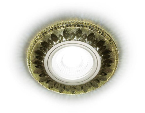 Встраиваемый светильник с цветочками Led S305 BR Ambrella