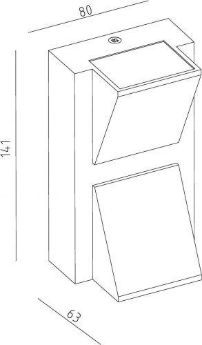 Уличный настенный светильник Deko-Light Agudo 730382