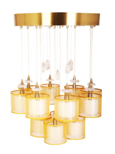 Светильник подвесной Abrasax PL.5301-(8+4)+5BRshade