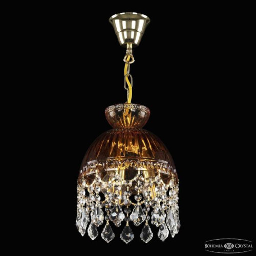Светильник подвесной Bohemia 5478 5478/22 G Amber/M-1G Leafs