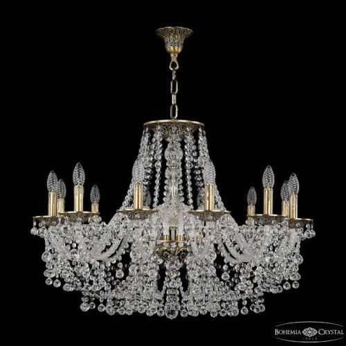Подвесная люстра Bohemia 1609 16209/12/300 PB