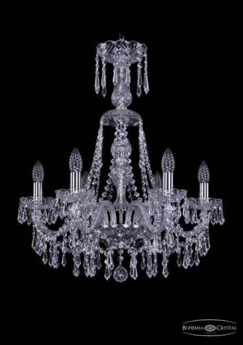 Подвесная хрустальная люстра 1403 Bohemia 1403/6/195/XL-65 Ni
