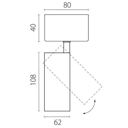 Светильник спот Lightstar Alta Base A5147SO