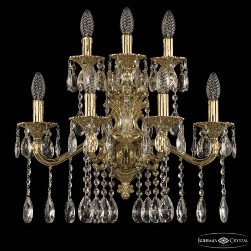 Настенное бра Bohemia 7202 7202B16/4+3/210 A G