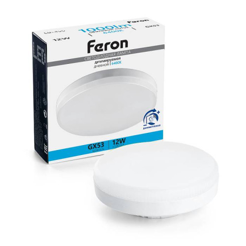Светодиодные лампочки Feron 51066 (GX53)  (12Вт)  (6400K) 