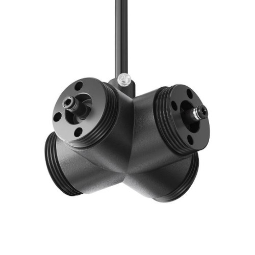 Х-образный вертикальный коннектор для системы Shelf с вводом питания Maytoni Accessories for system Shelf CA017TX-P-B