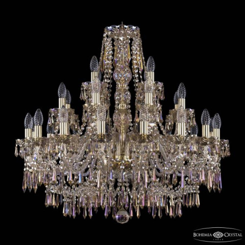 Подвесная хрустальная люстра 1403 Bohemia 1403/16+8+4/300 G M801