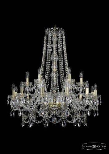Подвесная хрустальная люстра 1411 Bohemia 1411/12+6/300/h-94 G