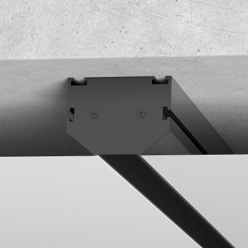 Заглушка Elektrostandard Slim Magnetic Slim Magnetic Комплект заглушек для шинопровода в натяжной потолок: торцевая и внутренняя (черный) 85233/00