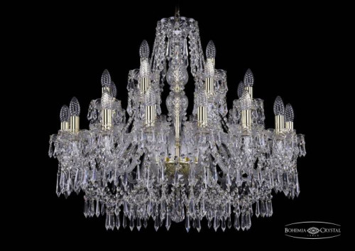 Подвесная хрустальная люстра 1403 Bohemia 1403/16+8+4/300 G