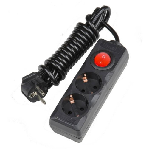 Удлинитель Uniel Standard S-GCD2-3B BLACK