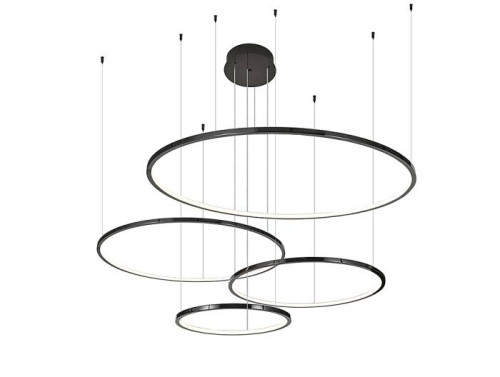 Подвесная люстра Newport Loren 15104/S black glossy