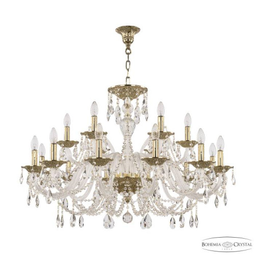 Подвесная хрустальная люстра 1605 Bohemia 1605/12+6/360 G