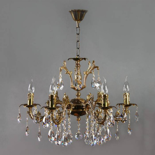 Подвесная хрустальная люстра Granada Ambiente 2118/6 PB New Leaf