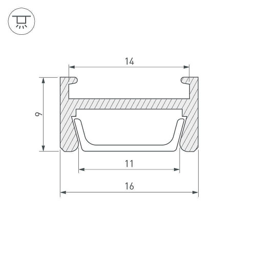 Профиль Arlight 026458