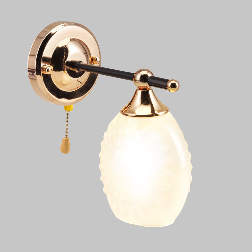 Бра настенное 1*Е27 MD.4144-1-W-BK+FGD