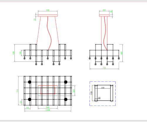 Подвесная люстра KINK Light Галанта 07887-A,02(21)
