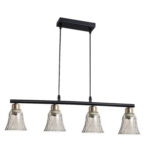 Светильник подвесной ЭкономСвет 30137 30137/4BK+GD GR