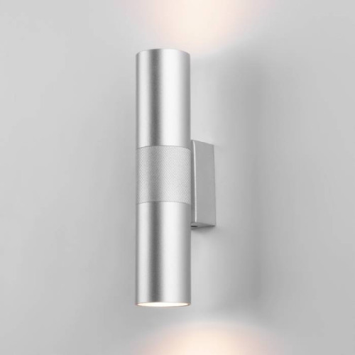 Уличный настенный светильник Elektrostandard Steel Steel 40119/LED серебро
